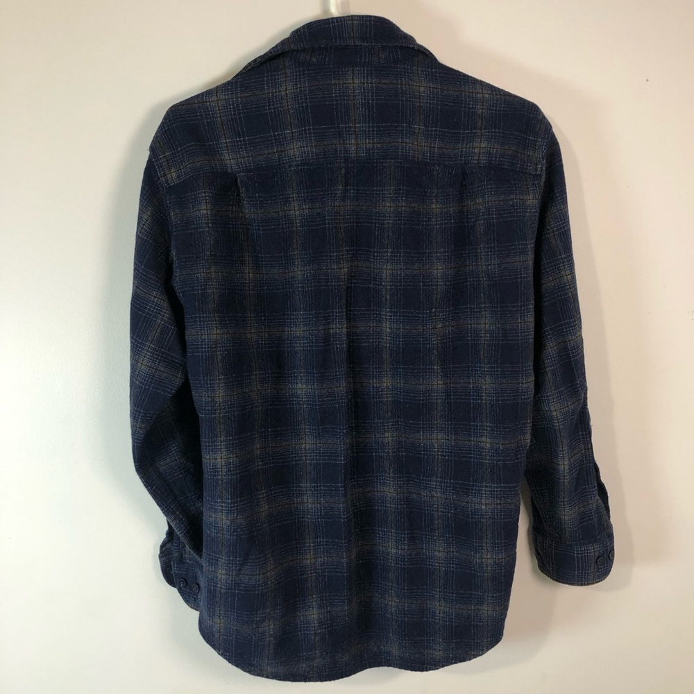 Pendleton Blue Plaid Casual Button Down Shirt - image 2